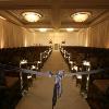 Our Signature Line Velour Drape for a Wedding Ceremony at the Peabody Hotel Ballroom A in Little Rock, AR.